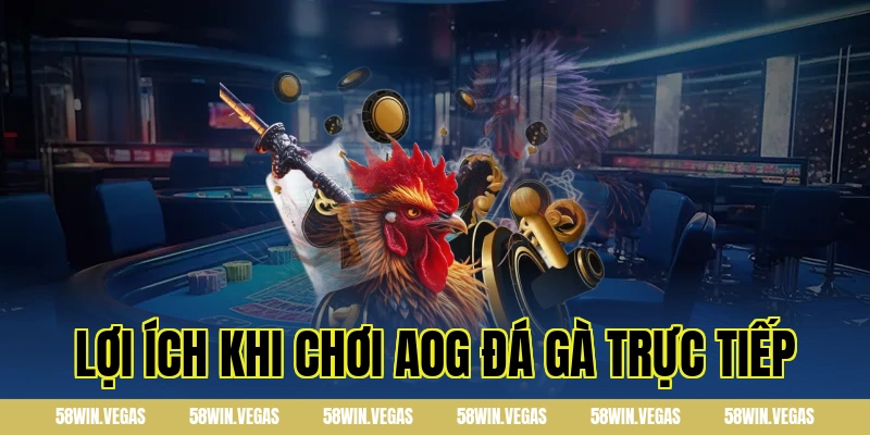 Lợi ích khi chơi AOG đá gà trực tiếp